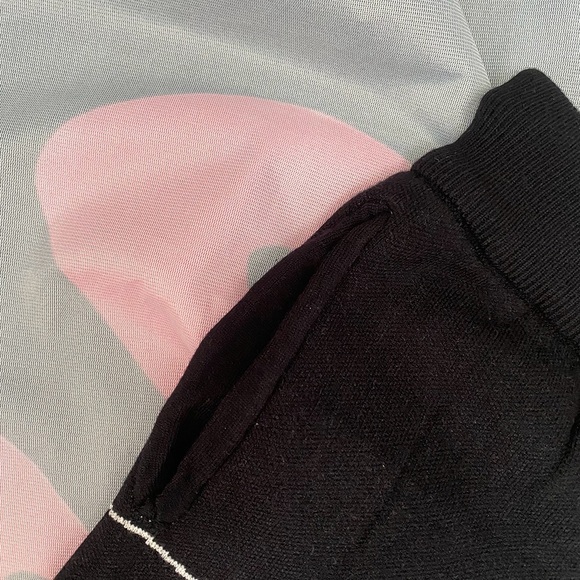 Rhude Mens Drawstring Knit Shorts Black - Picture 7 of 7